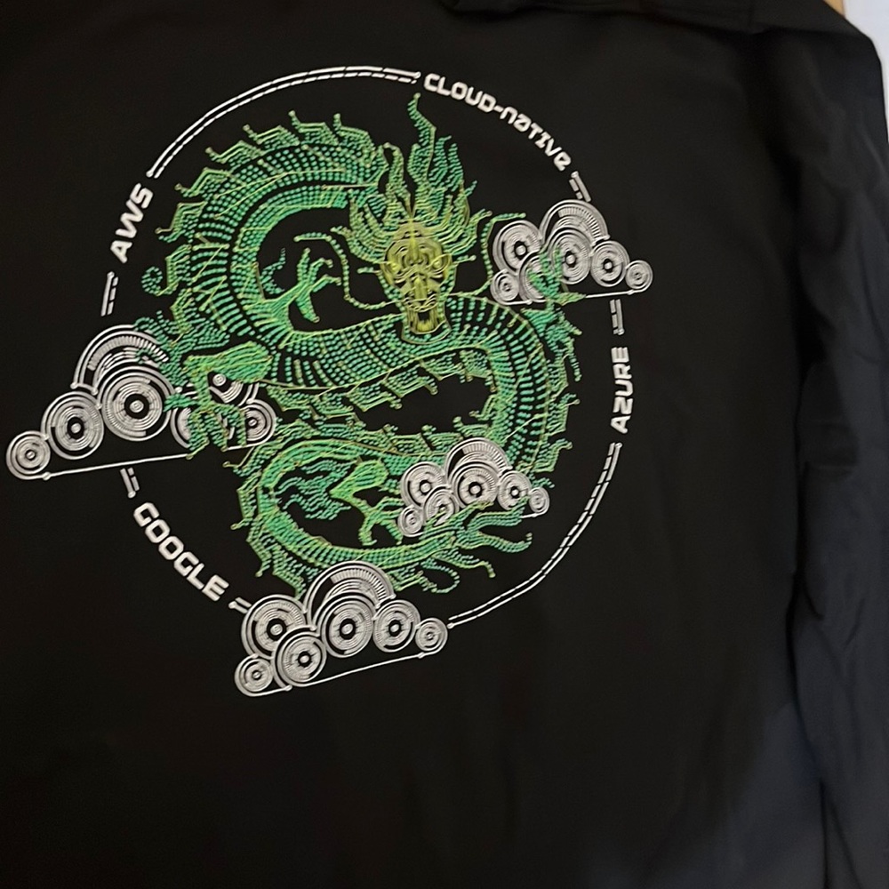 Google dragon long sleeve T-Shirt XL NEW (Dragonball cloud) Limited 2022